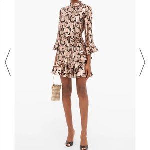 Saloni Marissa Metallic Dress